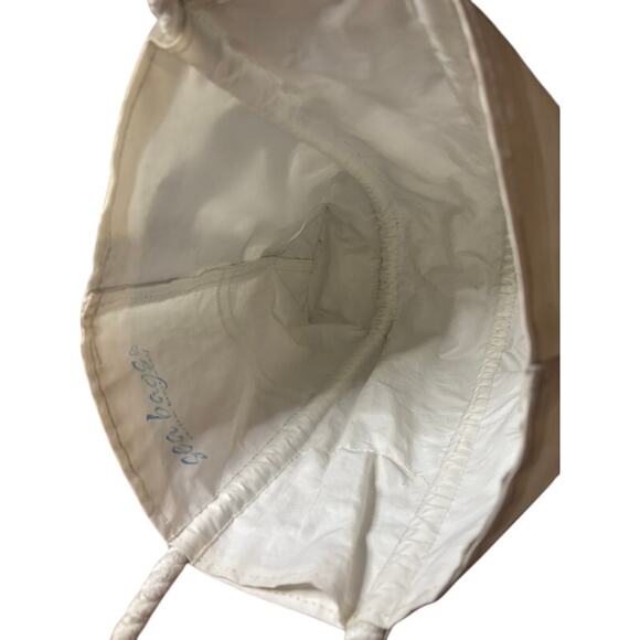 Maine Seabags Sea Large Tote Bag Beachy Nautical Ship Wheel Sailcloth Rope Blue - Picture 5 of 9